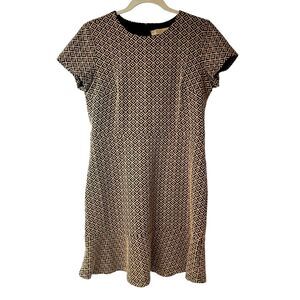 Ann Taylor Loft Tweed Textured Ruffle Knit Dress Size Petite 6